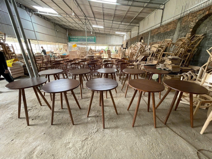 HÌNH ẢNH XƯỞNG SẢN XUẤT BÀN GHẾ CAFE – NHÀ HÀNG – VĂN PHÒNG NGỌC HÂN - Hình ảnh 12