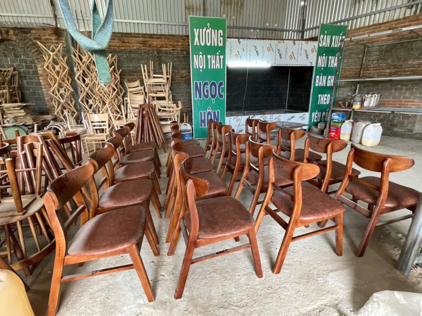 HÌNH ẢNH XƯỞNG SẢN XUẤT BÀN GHẾ CAFE – NHÀ HÀNG – VĂN PHÒNG NGỌC HÂN - Hình ảnh 13
