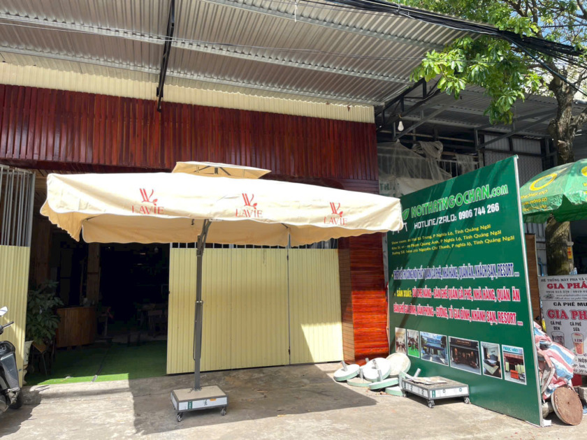 DÙ LỆCH TÂM VUÔNG KHUNG KIM LOẠI - Hình ảnh 12